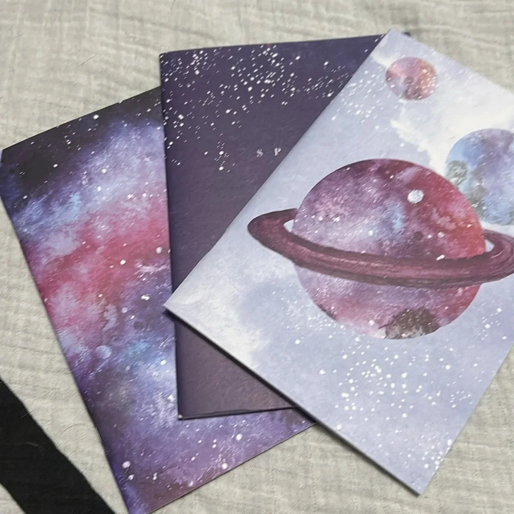 Saturnery A5 notebooks 3 pack